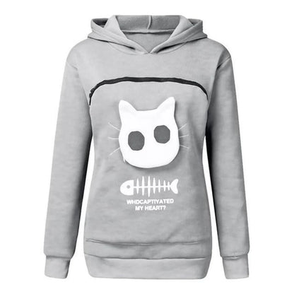 Cat Lovers Hoodie Cuddle Pouch