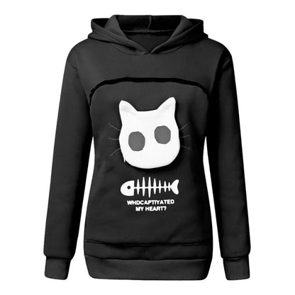 Cat Lovers Hoodie Cuddle Pouch