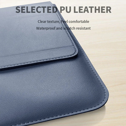 Laptop Sleeve Case Leather Case with Adjustable Stand