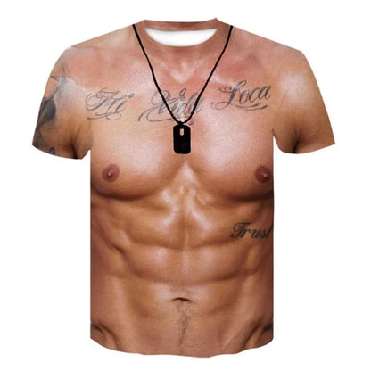 3D Muscle Shirt for Men - You Are So Strong