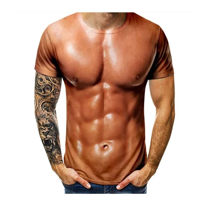 3D Muscle Shirt for Men - You Are So Strong