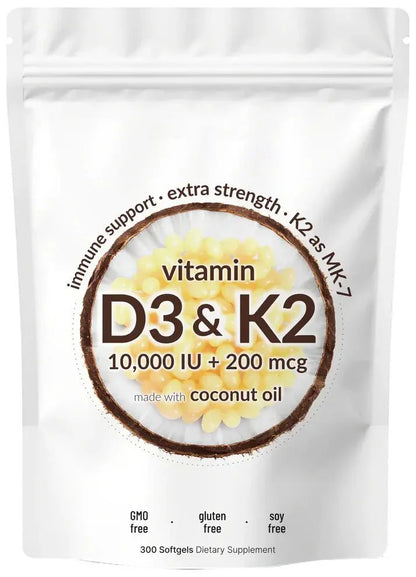 D3 K2 Supplement Softgels