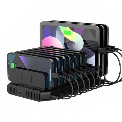 10-Port Multiple USB Charger Dock